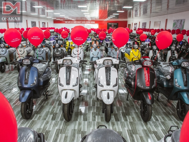 Hình ảnh xe máy điện OSAKAR tại các đại lý