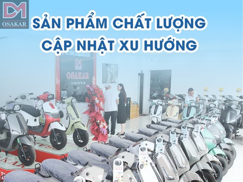 Sản phẩm xe điện chất lượng, an toàn môi trường