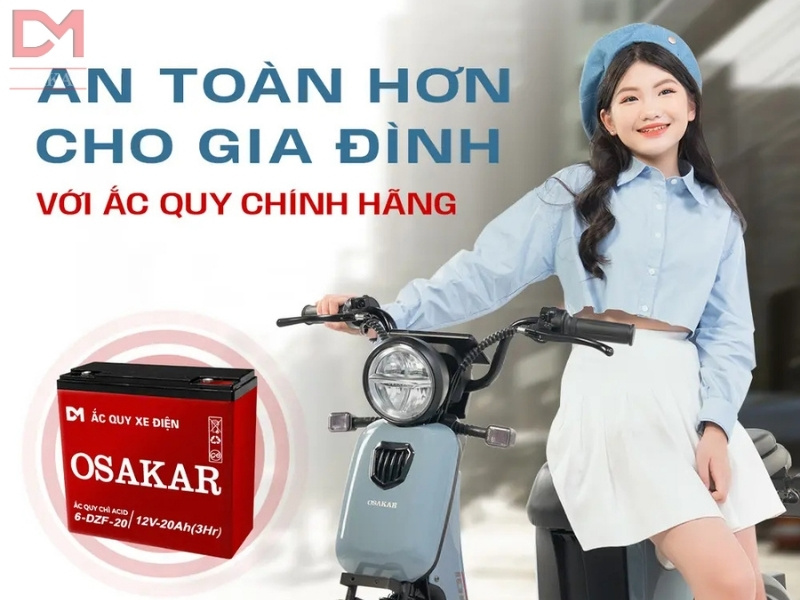 Xe điện an toàn cho gia đình